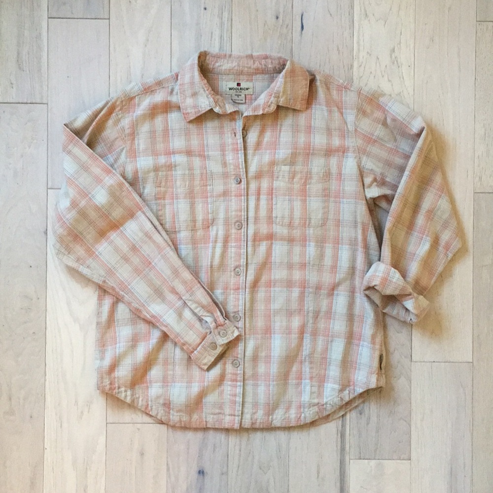 100% cotton Woolrich M button-up